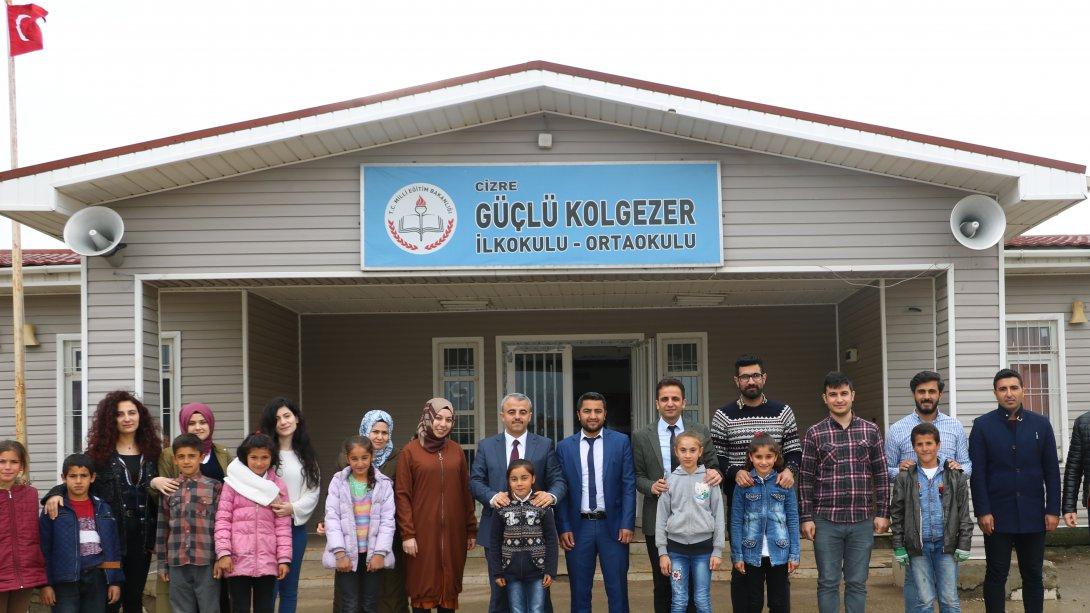 İlçe Milli Eğitim Müdürümüz Mirza ÇAZIM, Şube Müdürümüz Mevlüt GAYİRİNAL köy okullarını ziyaret etti.